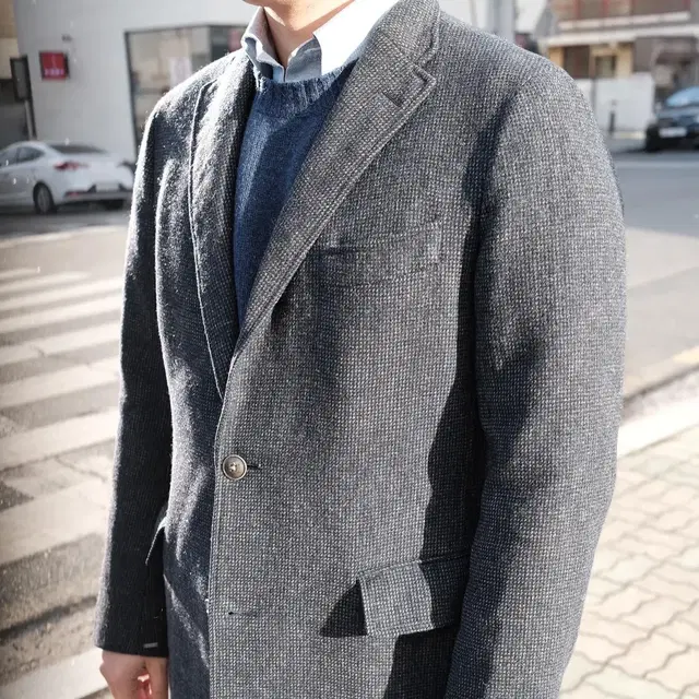 SIMPLICITE PLUS Moon Tweed Coat 문트위드 코트