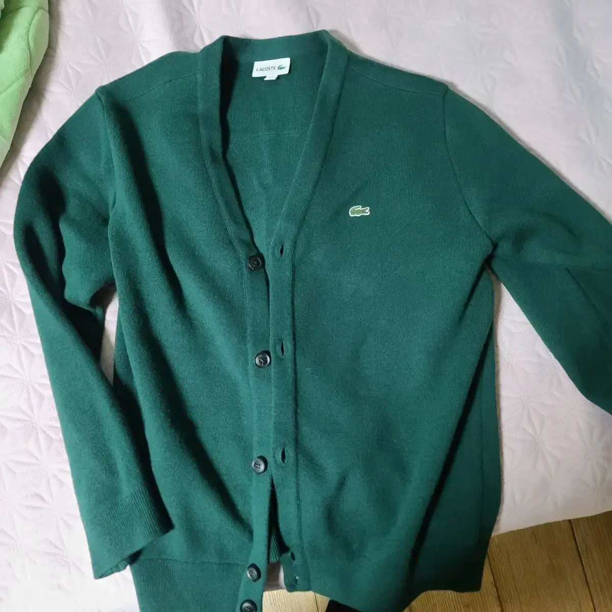 Lacoste Wool Y-neck cardigan AH260E 51N 105Size 105