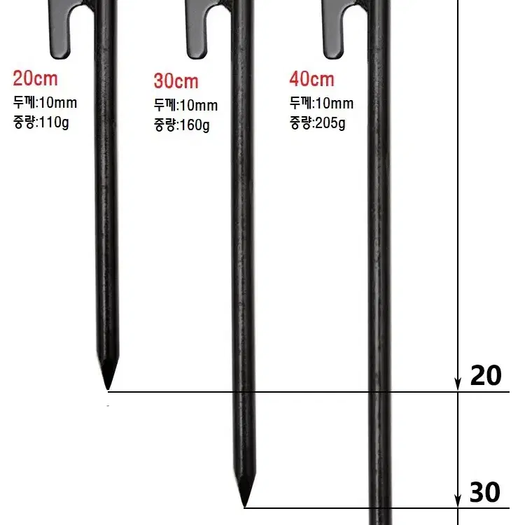 핑거팩 30cm, 40cm(새상품)