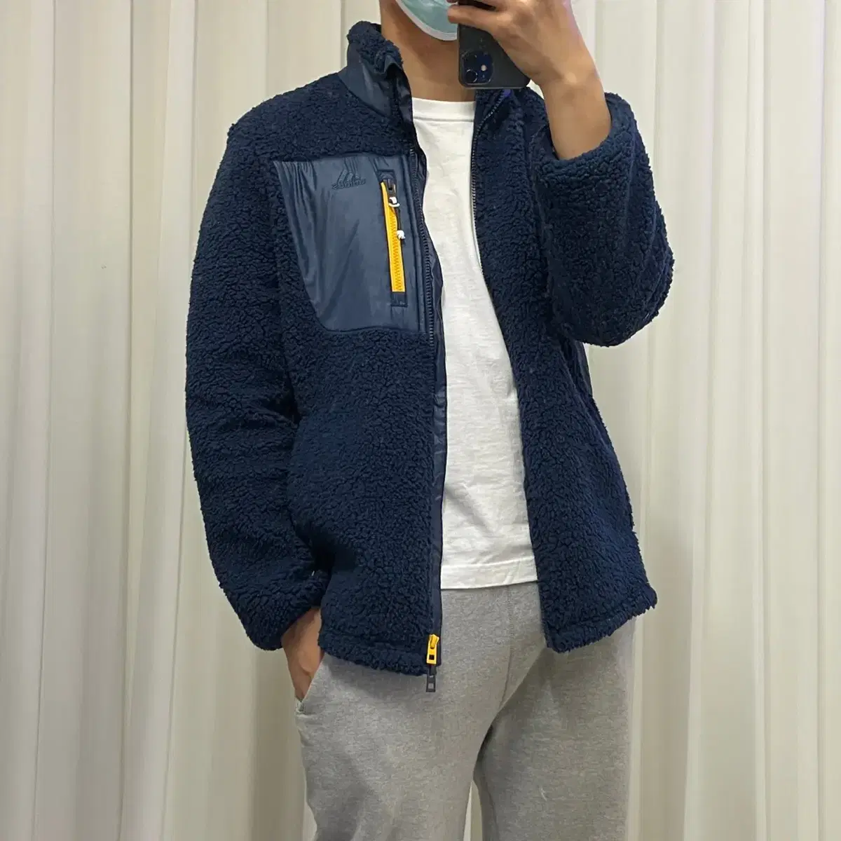 프롬브이 ADIDAS 아디다스 골프 후리스 (M)