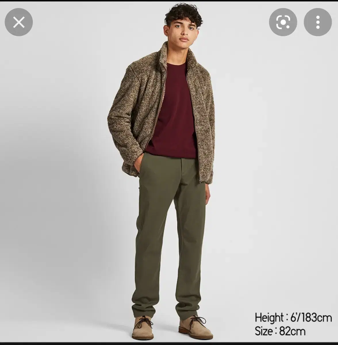 [29]UNIQLO Windblock Stretch Slim Fit Chino Pants