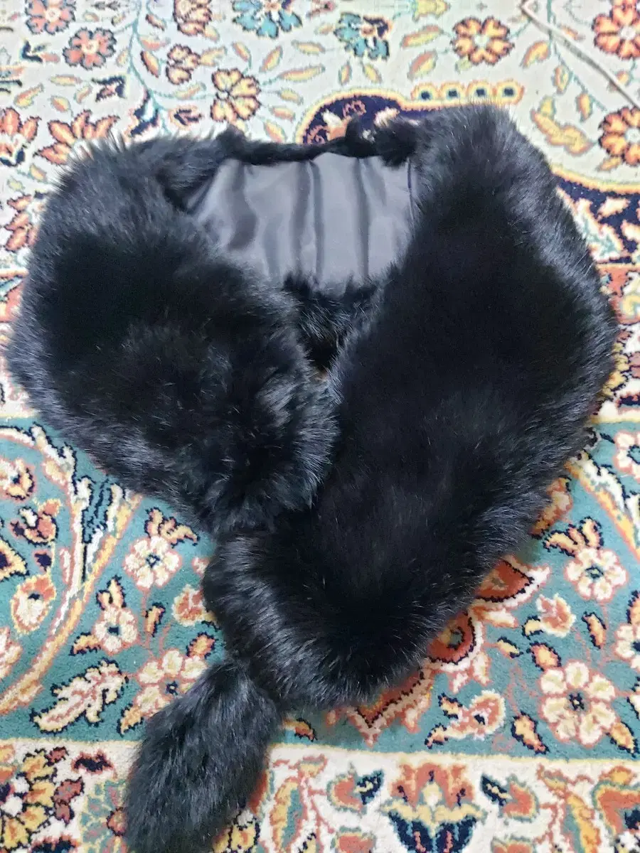 Rabbit fur scarf