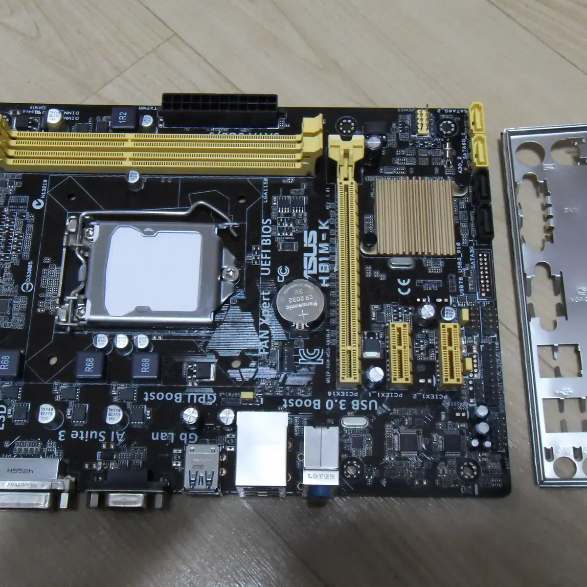 인텔 1150소켓  ASUS H81M-K  메인보드 팝니다