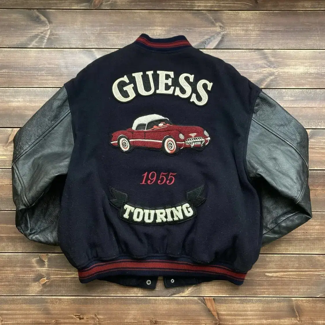 guess touring 바시티 자켓