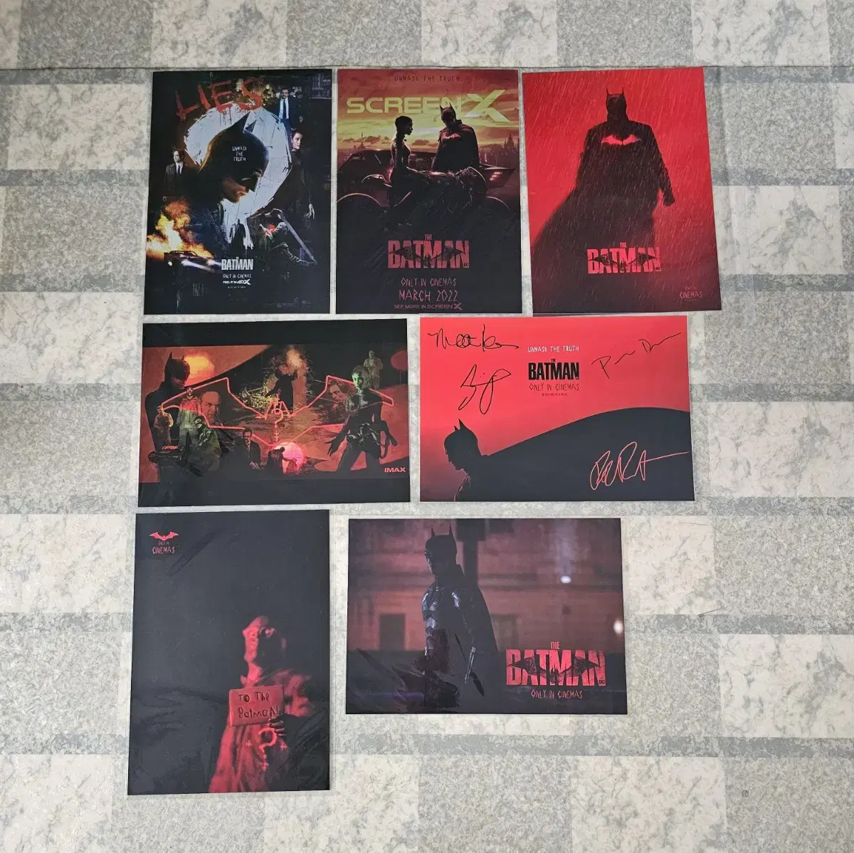 The Batman CineQ IMAX ScreenX Lotte sign poster , etc. Individual reservations available