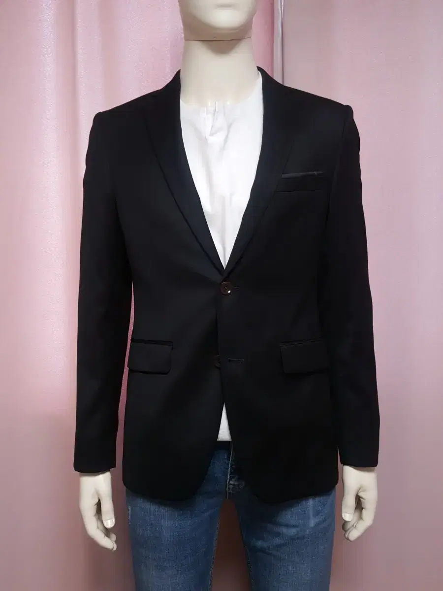 *FREE SHIPPING* Men's Suit House Black 150 Thread Count Suit Jacket