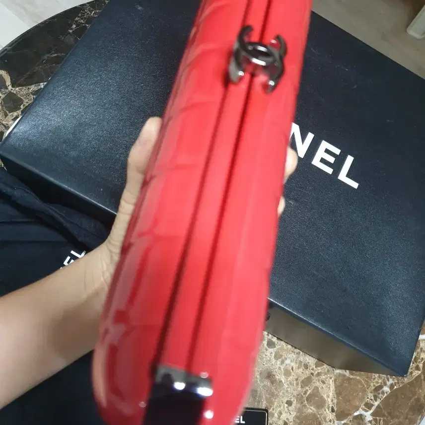 샤넬 샤넬정품/ 페이던트 클러치/ 새상품/한정판 사진 6