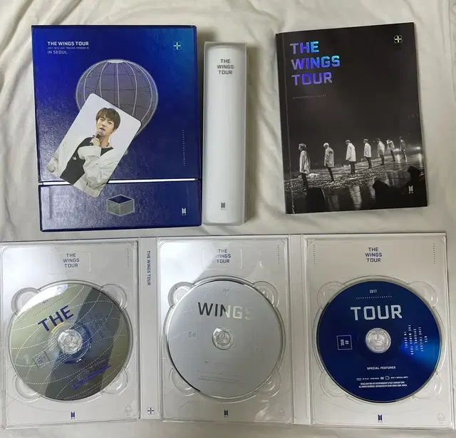 방탄소년단 윙즈 투어 디비디 WINGS TOUR DVD 석진포카 포함풀셋