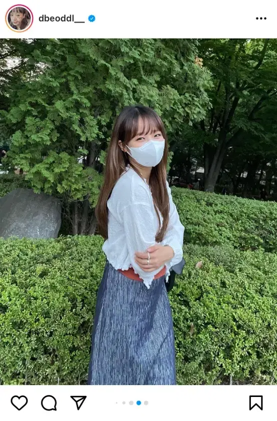 최유정 롱스커트