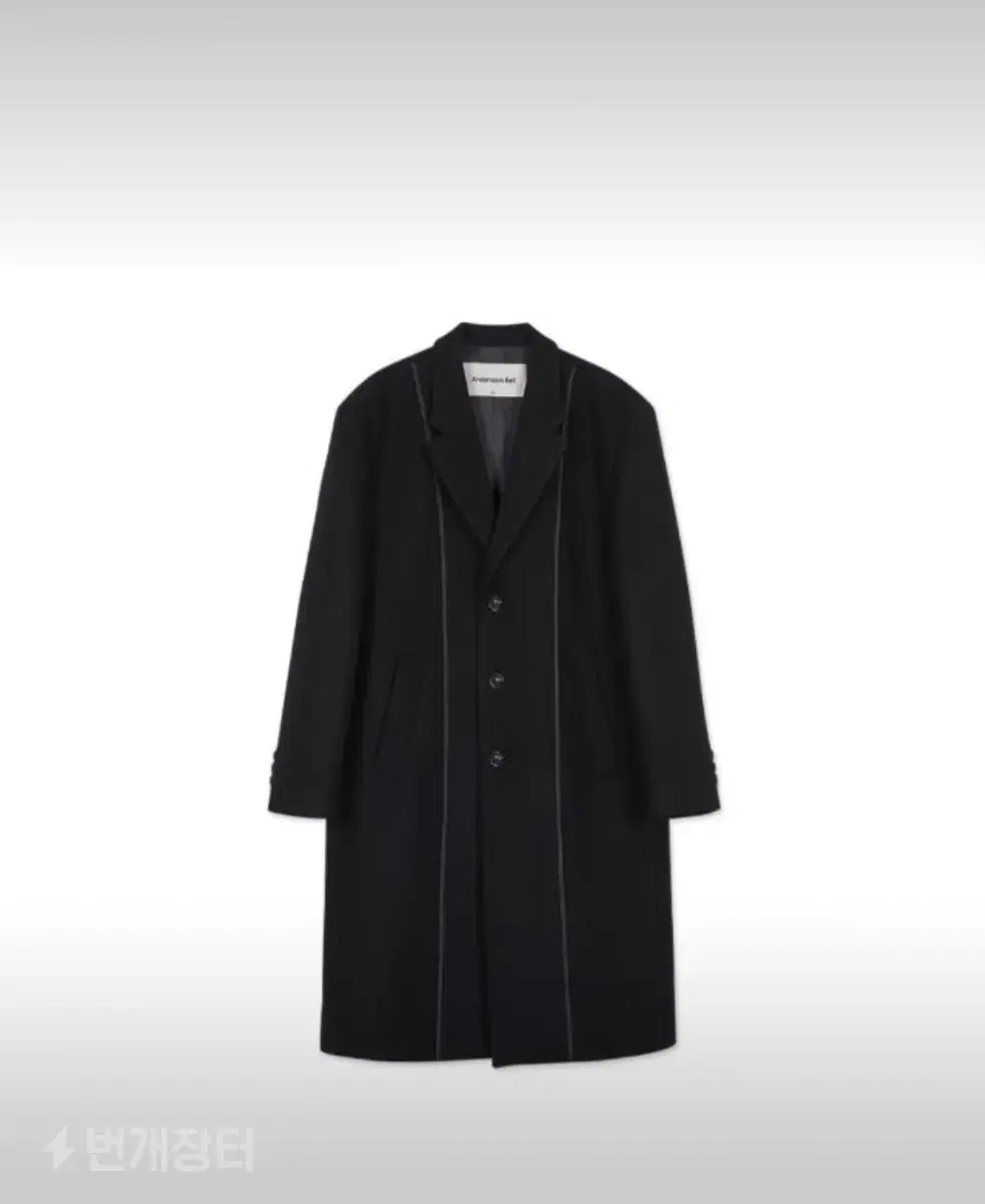 Anderson Belle Coat M Inside Out Wool Coat Black