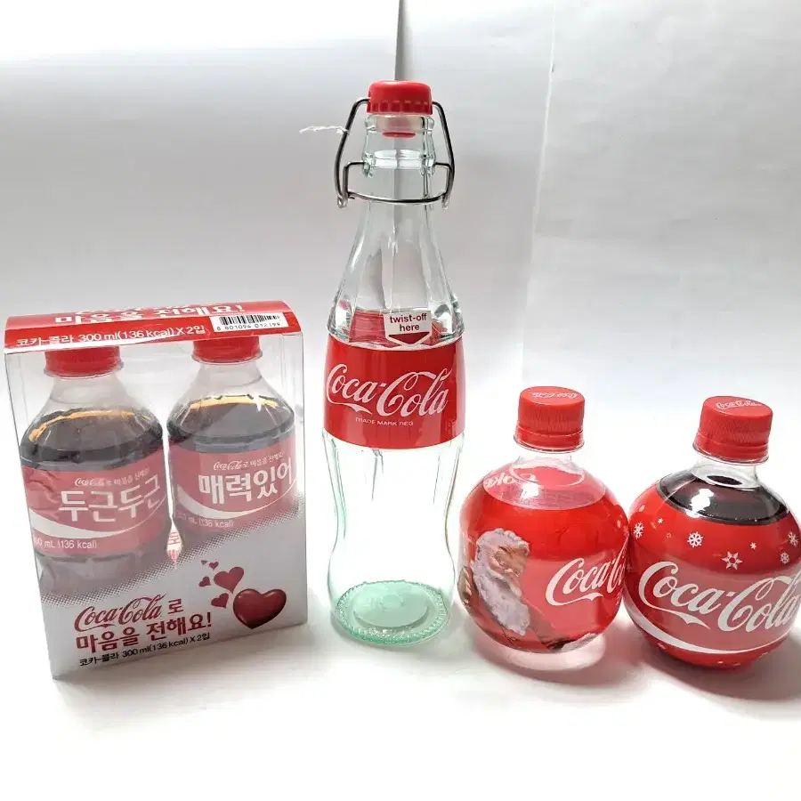 쿨기어 코카콜라 스윙탑 물병과 Coca-Cola 페트병 수집품