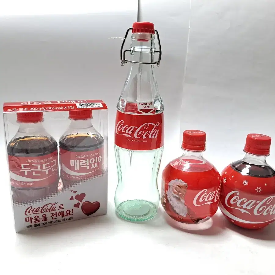 쿨기어 코카콜라 스윙탑 물병과 Coca-Cola 페트병 수집품