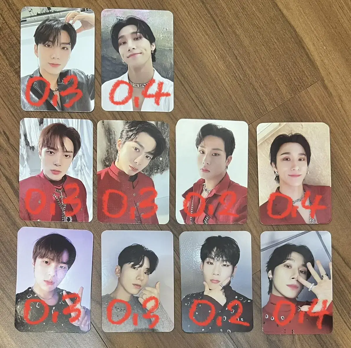 Monsta x pre-order benefit Random photocard WTS