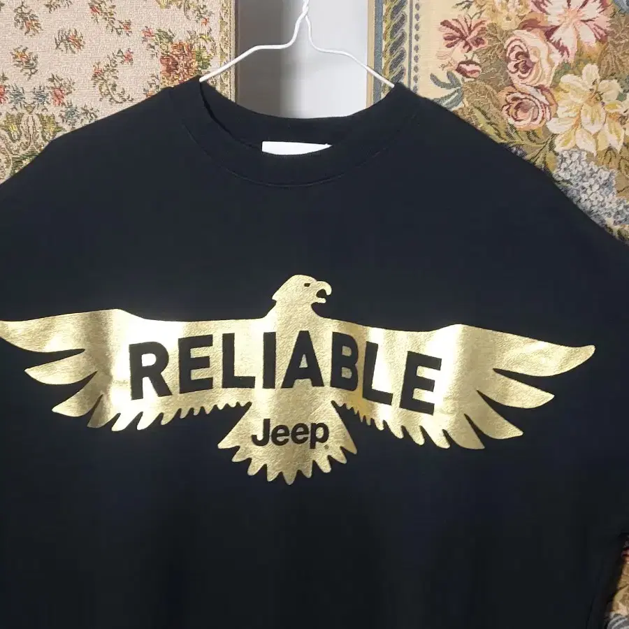 90 jeep reliable 루즈핏 맨투맨 상태A