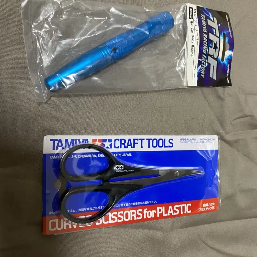 TAMIYA body tool TRF Reamer + scissors