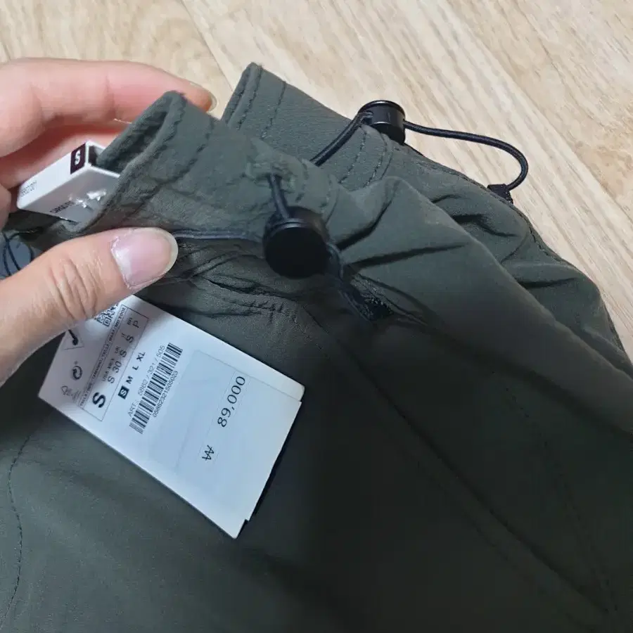 ZARA 자라 하이테크 카고 스트링 조거 팬츠s(28-30) 새상품