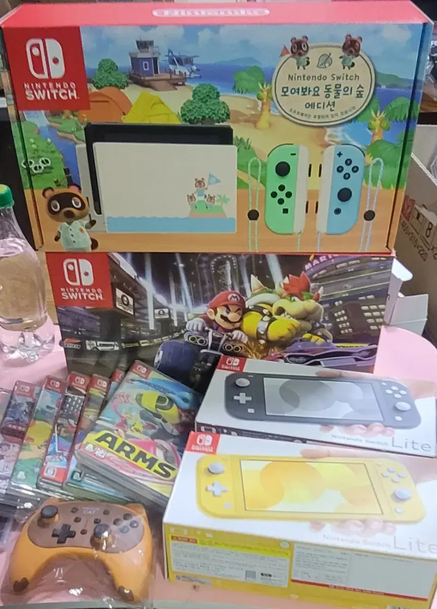 (During the event) Full of reviews. Nintendo chips. Accessories. On sale.