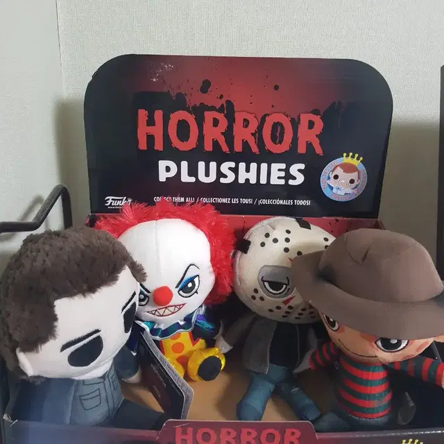 horror plushies 펀코 마이클마이어스,제이슨,프레디,그것 인형