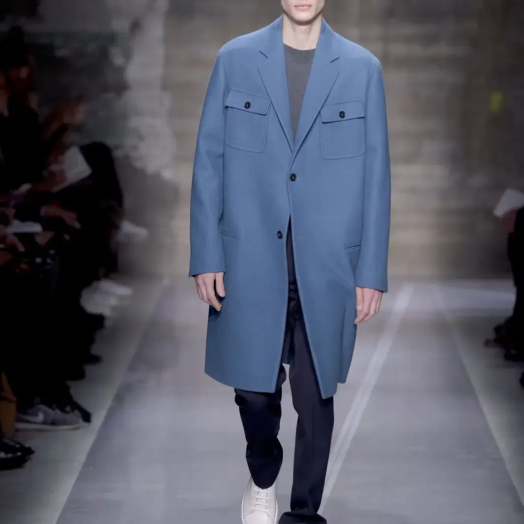 MARNI 16FW Cobalt Blue Coat