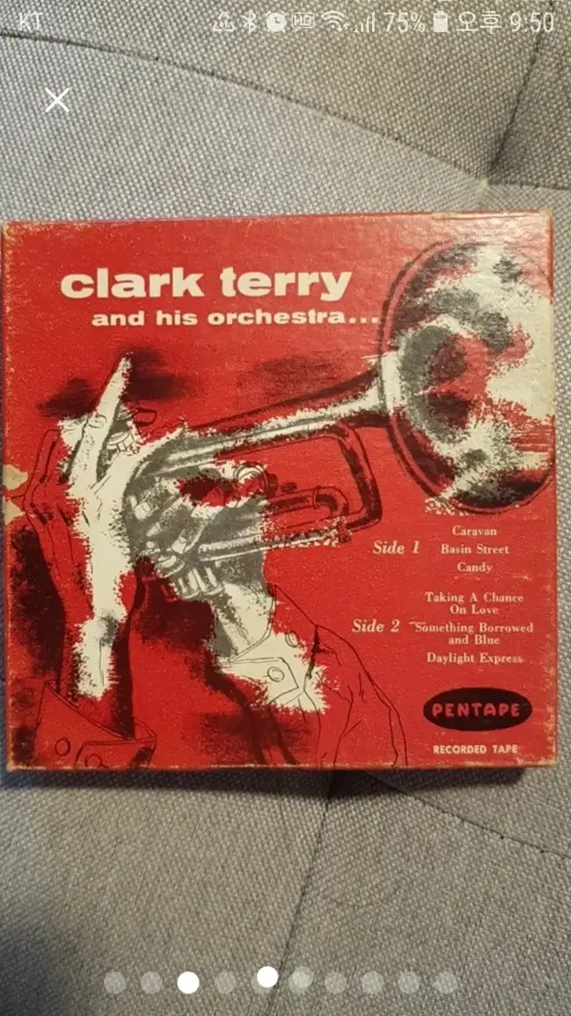 희귀 음반 릴테이프 Clark terry & His Orchestra