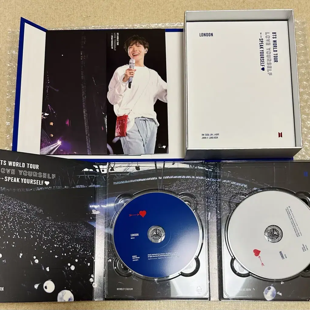 방탄 런던 블루레이 런던 dvd 호비 bts London bluray