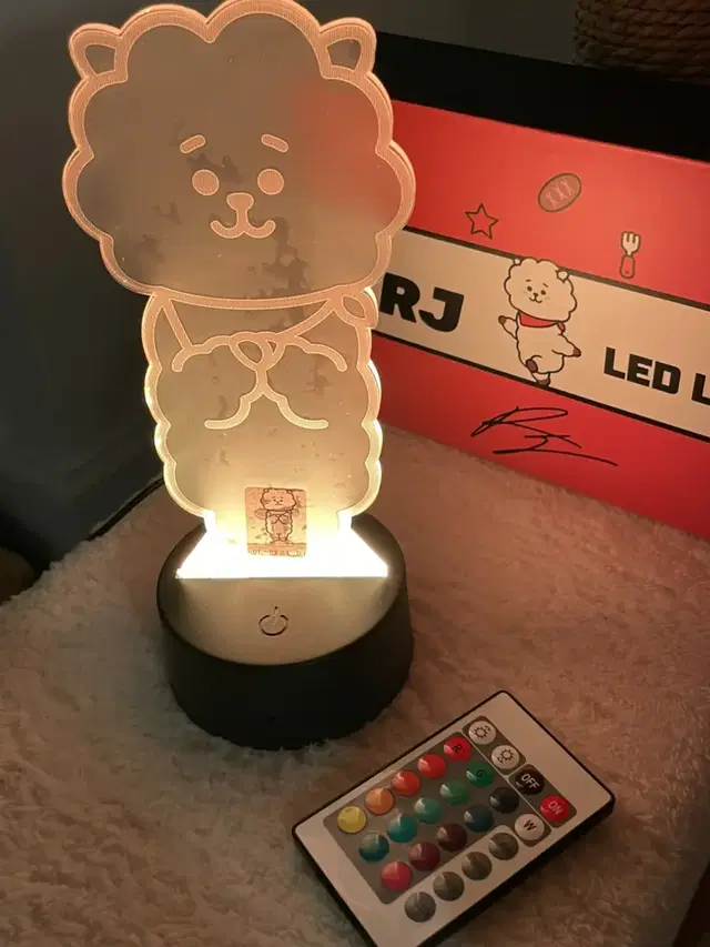 bt21 led lamp RJ무드등