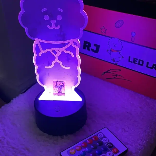 bt21 led lamp RJ무드등