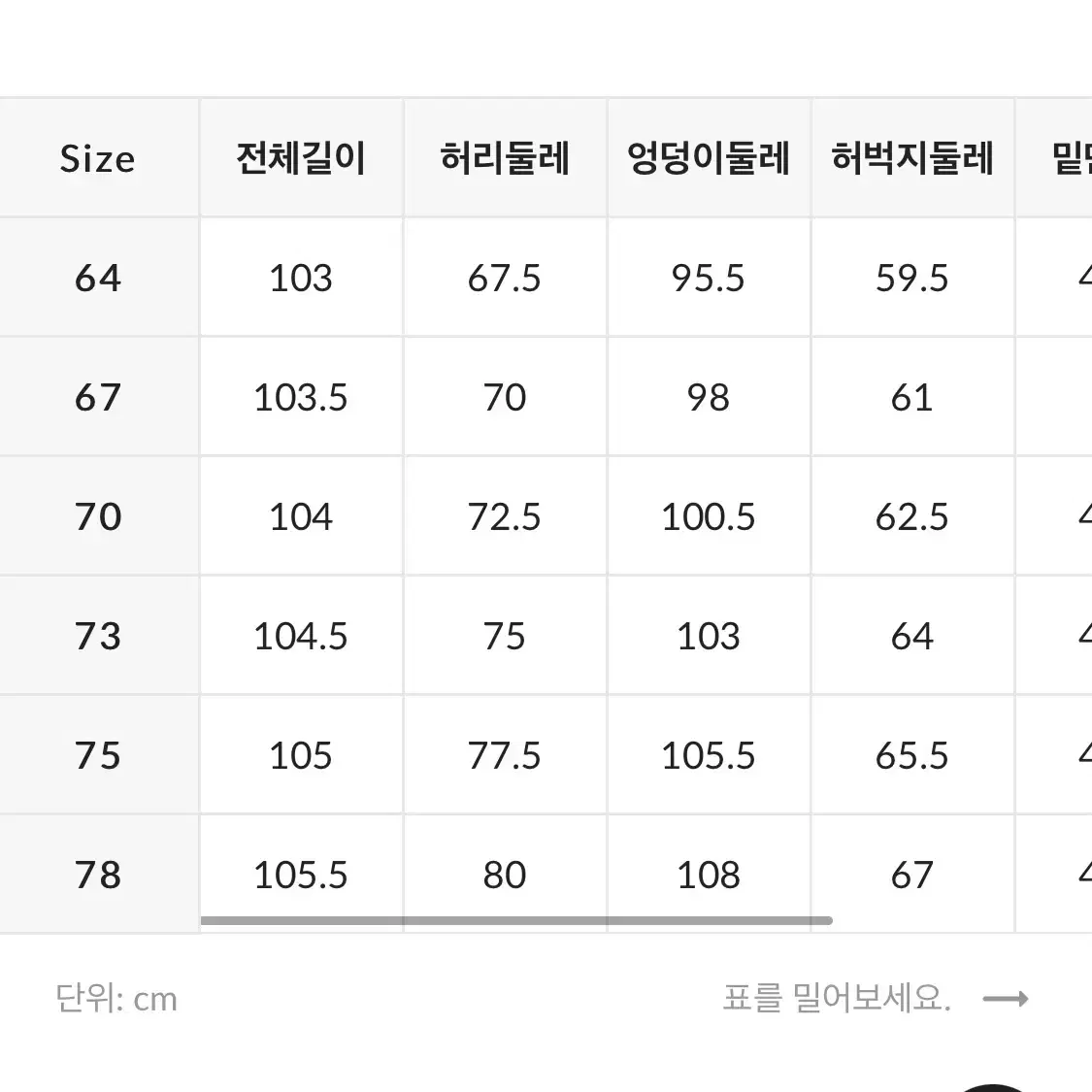 스파오 와이드 웜진