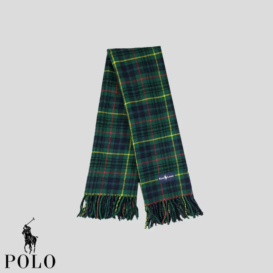 Polo Ralph Lauren Blackwatch Wool Tesla Muffler Blanket