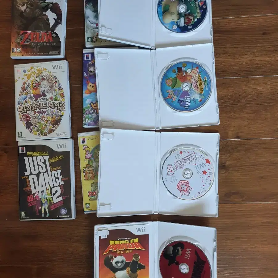 닌텐도 wii 정품게임 cd 다수 판매해요