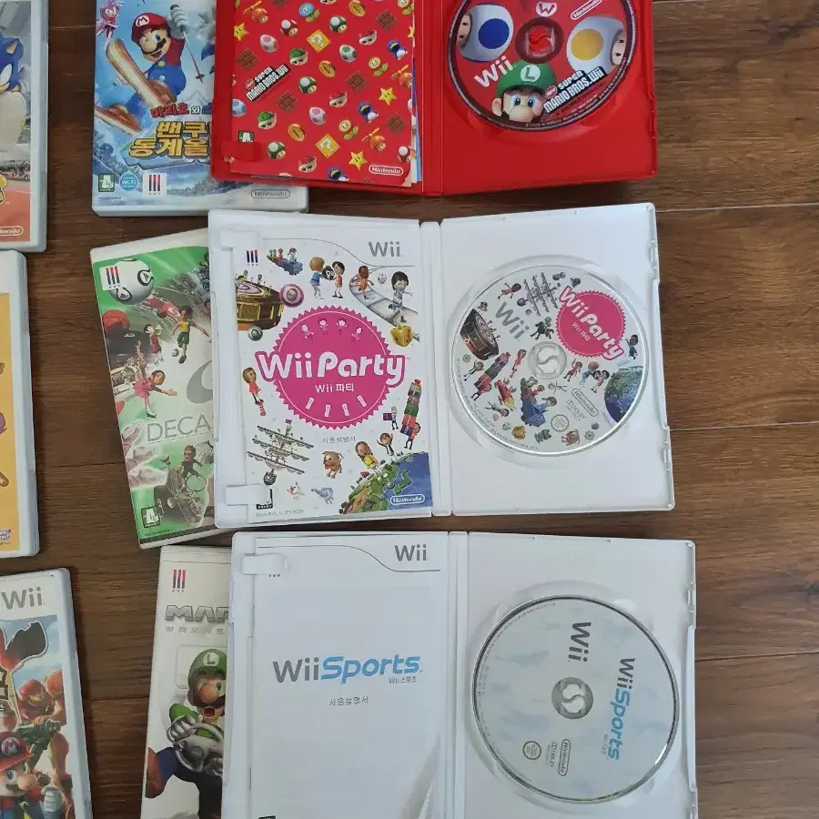 닌텐도 wii 정품게임 cd 다수 판매해요