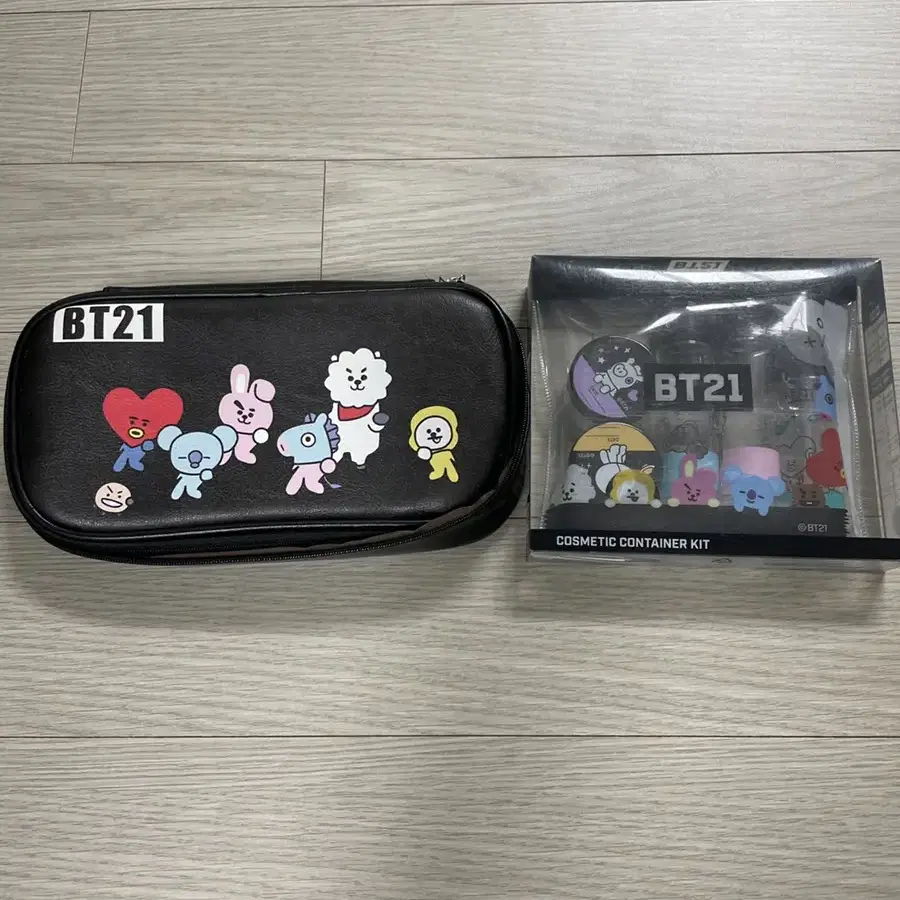 BT21 필통&코스메틱 공병 키트