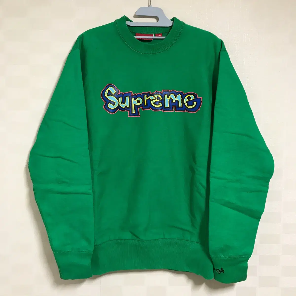 [M] Supreme 07SS Gons Crewneck Green