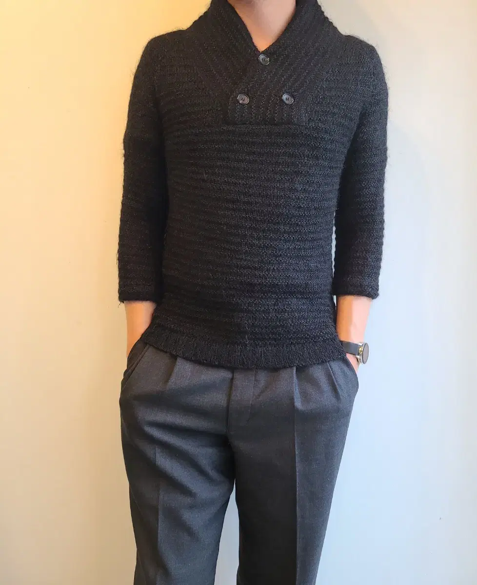 S'exprimer Mohair Mid-Sleeve Knit