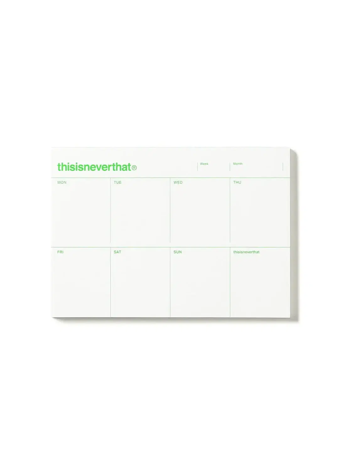 디스이즈네버댓 Weekly Planner Pad