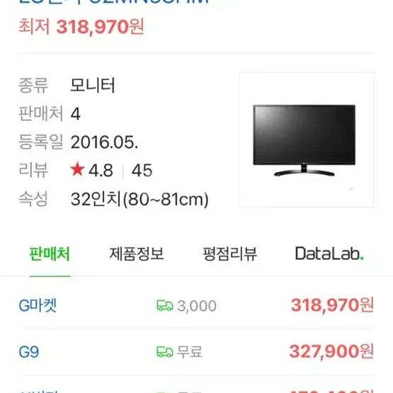 Lg 32mn58hm