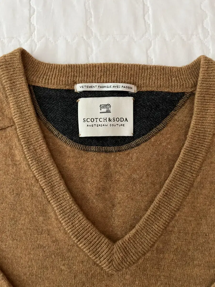 Scotch En Soda Mustard Wool Knit M