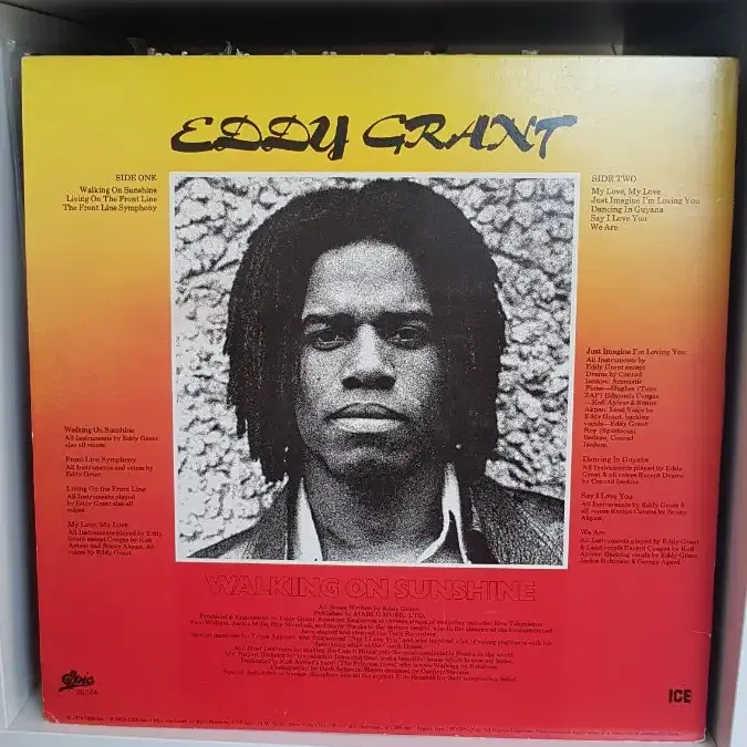 Eddy Grant 바이닐 레코드 LP