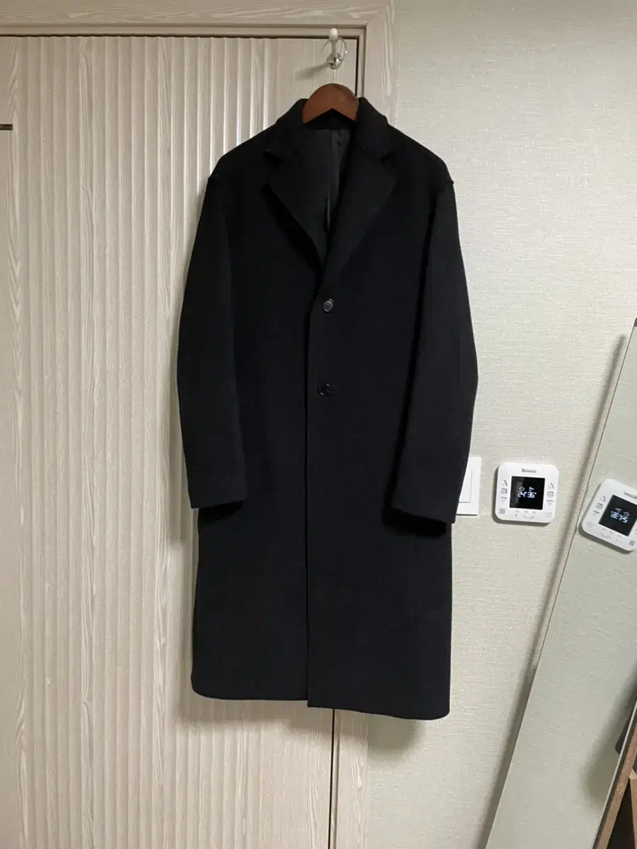 SystemHomme Wool Coat Charcoal 95 to 100