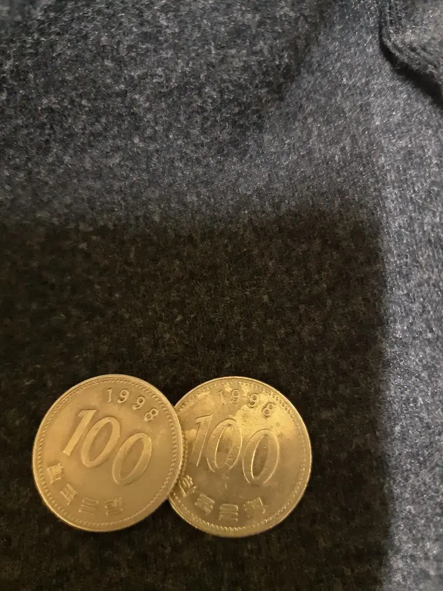 Coin One Hundred Won in 1998