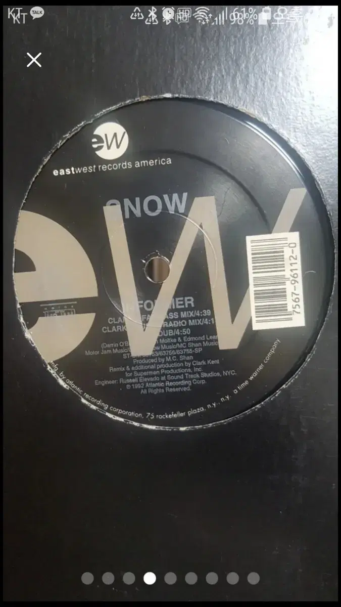 Snow - Informer 바이닐 레코드 12"