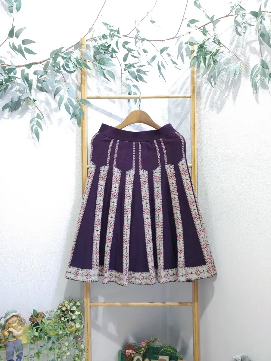 Knit Skirt Banded Skirt