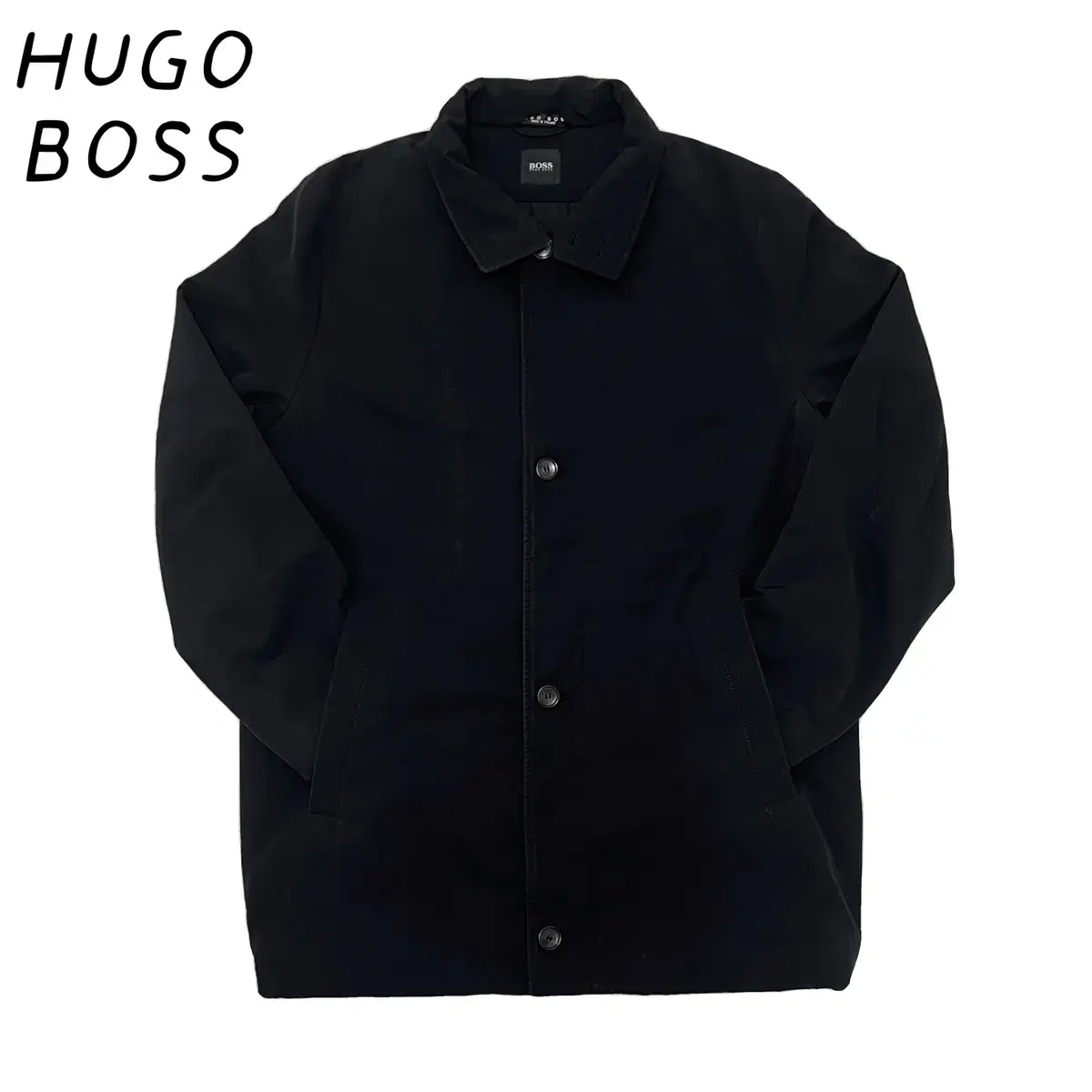 Hugo Boss Windbreaker Trench Jacket [Vintage Geo Shop]