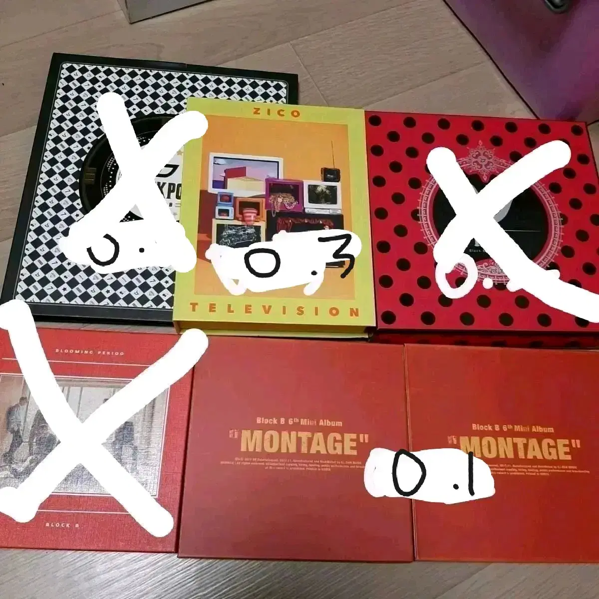 블락비 앨범 지코 박경 텔레비전 몽타주 잭팟 나눔 아이돌 남돌 cd 음반