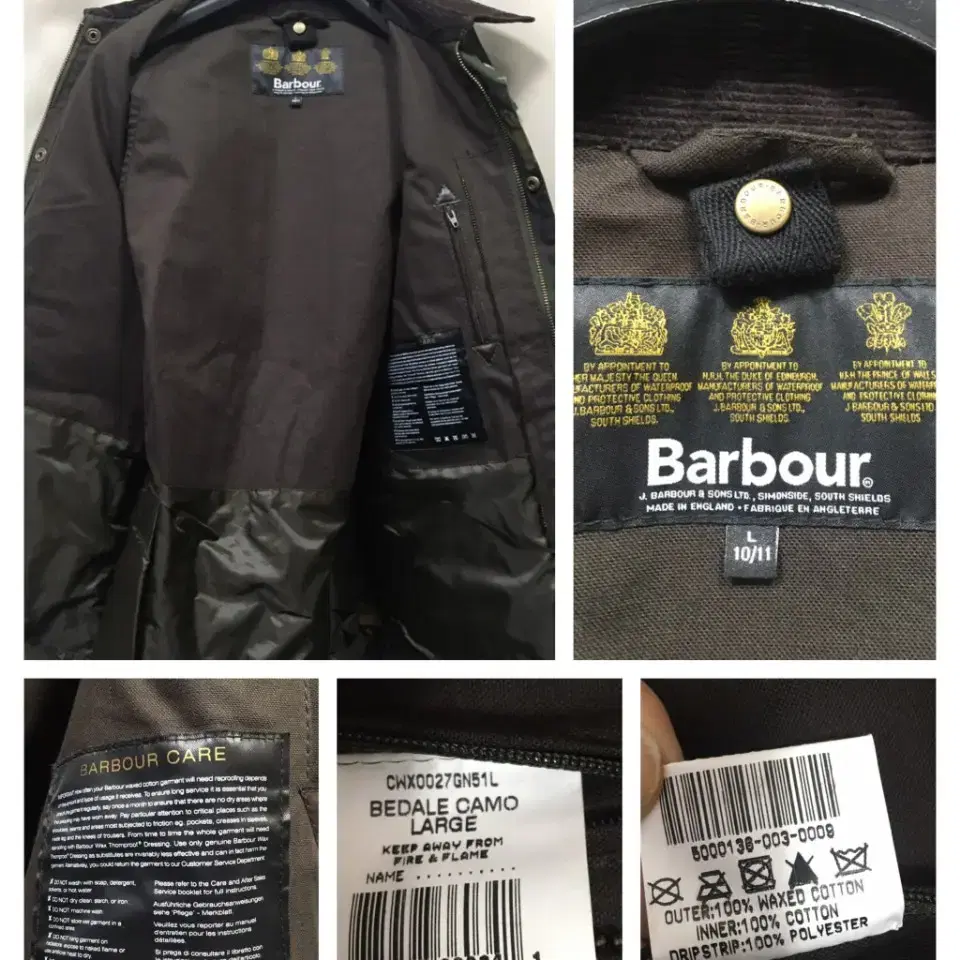 barbour bedale camo 자켓.왁스.주니어