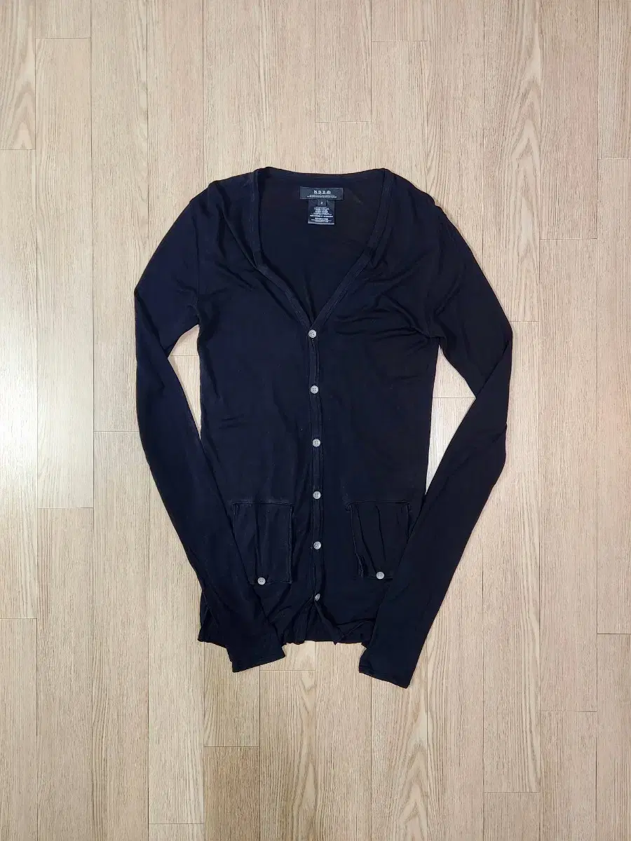 h.n.b.m. Black Angora Cardigan