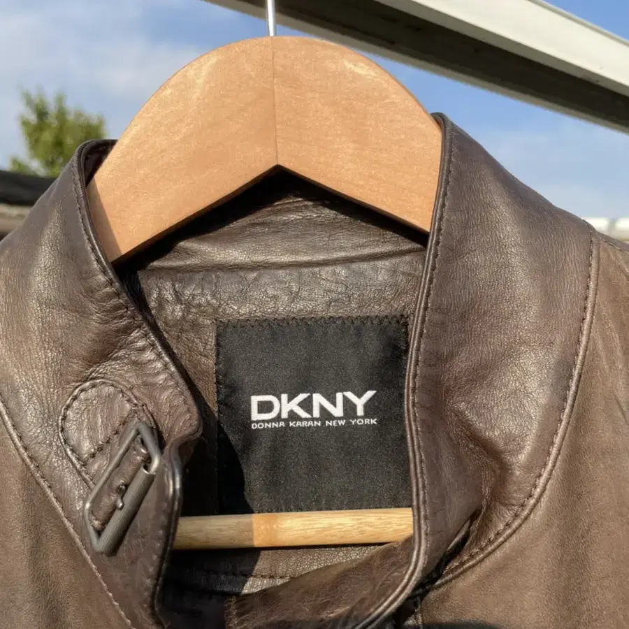 DKNY 빈티지 레더 자켓