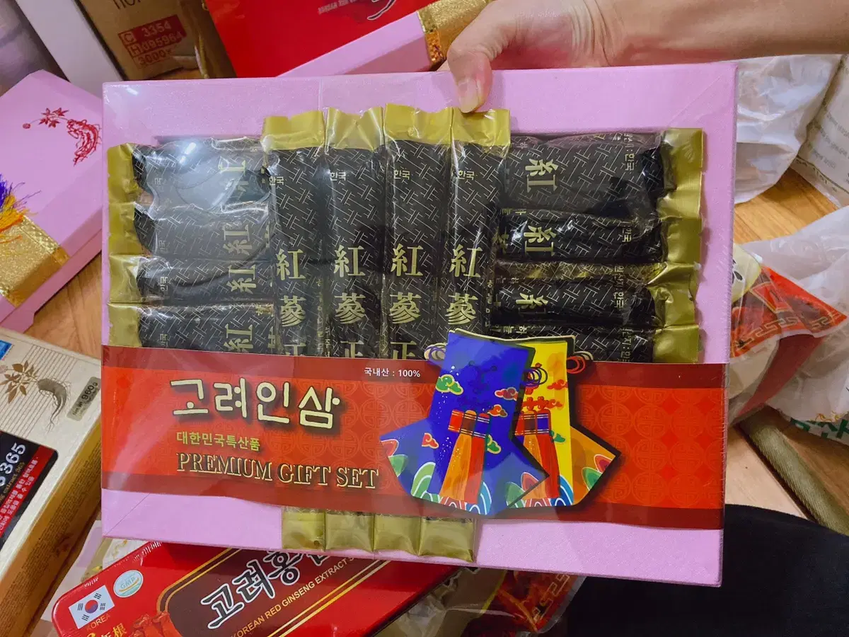 고려 홍삼진과 500g 고급포장, 선물용( 홍삼뿌리)