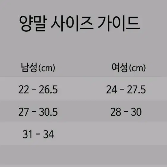 1세트 M - 언더아머 남여공용 반목 양말 3족