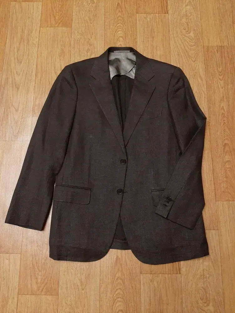 TEX TEG Old Copper Brown Linen and Wool Blazer